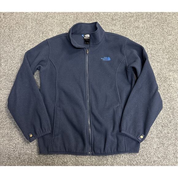 The North Face Boys Large (14/16) Navy Blue Full Zip Fleece Jacket - Picture 1 of 6